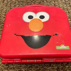 Vintage Hasbro Sesame Street Elmo's Letter Alphabet Case Full Set